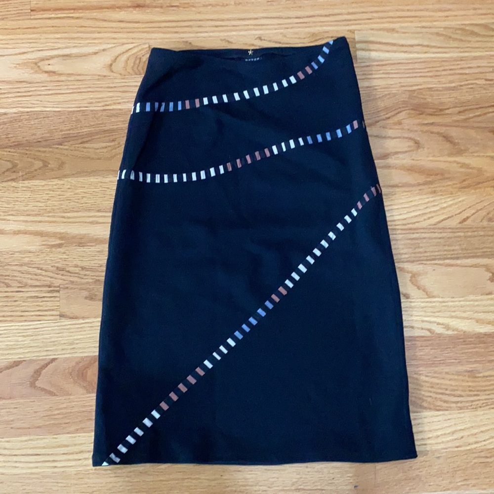 Peter Cohen Vintage Black Wool Skirt